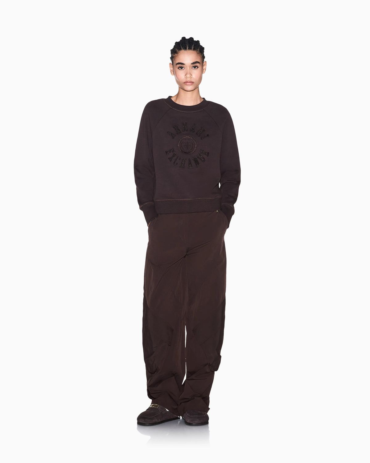 sweatshirt in cotton French terry