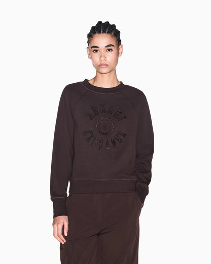 sweatshirt in cotton French terry