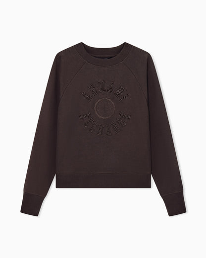 sweatshirt in cotton French terry