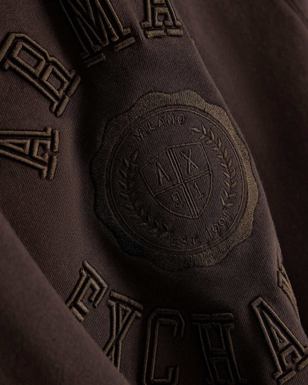 sweatshirt in cotton French terry