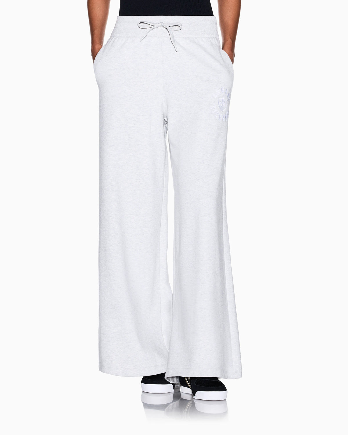 relaxed trouser in cotton French terry