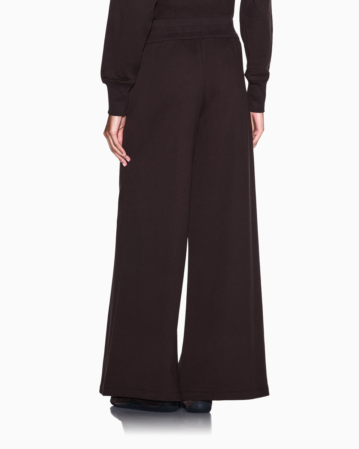 relaxed trouser in cotton French terry