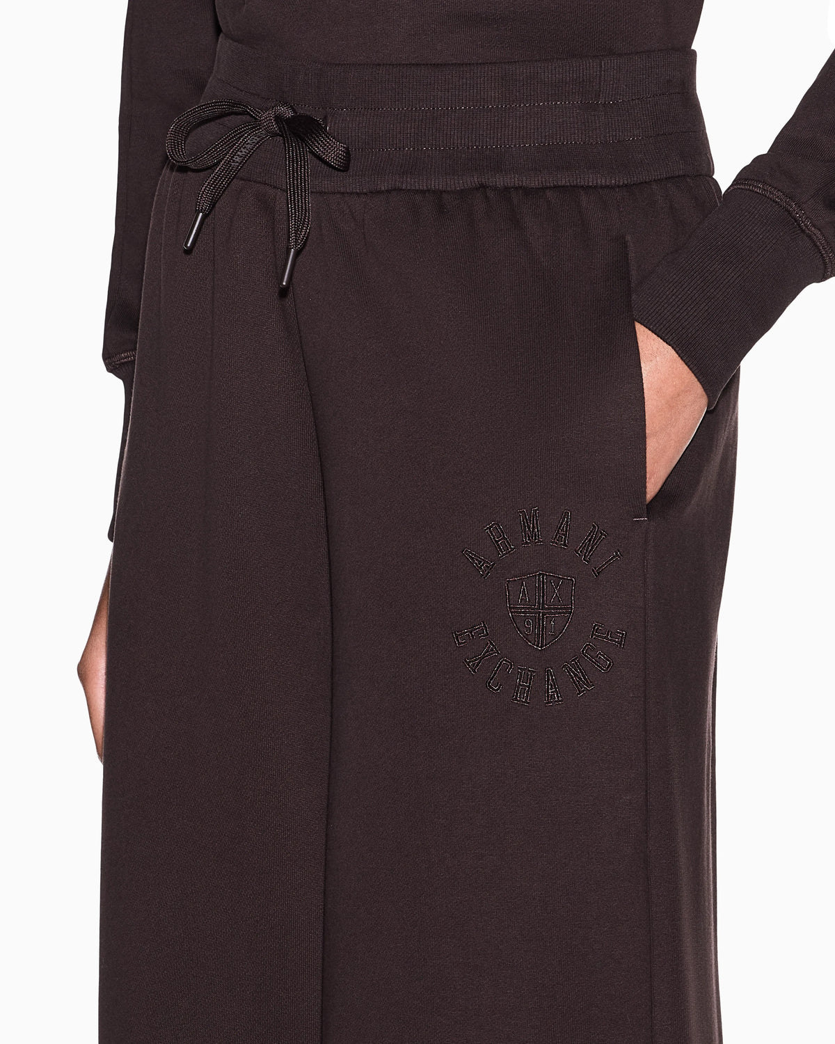 relaxed trouser in cotton French terry