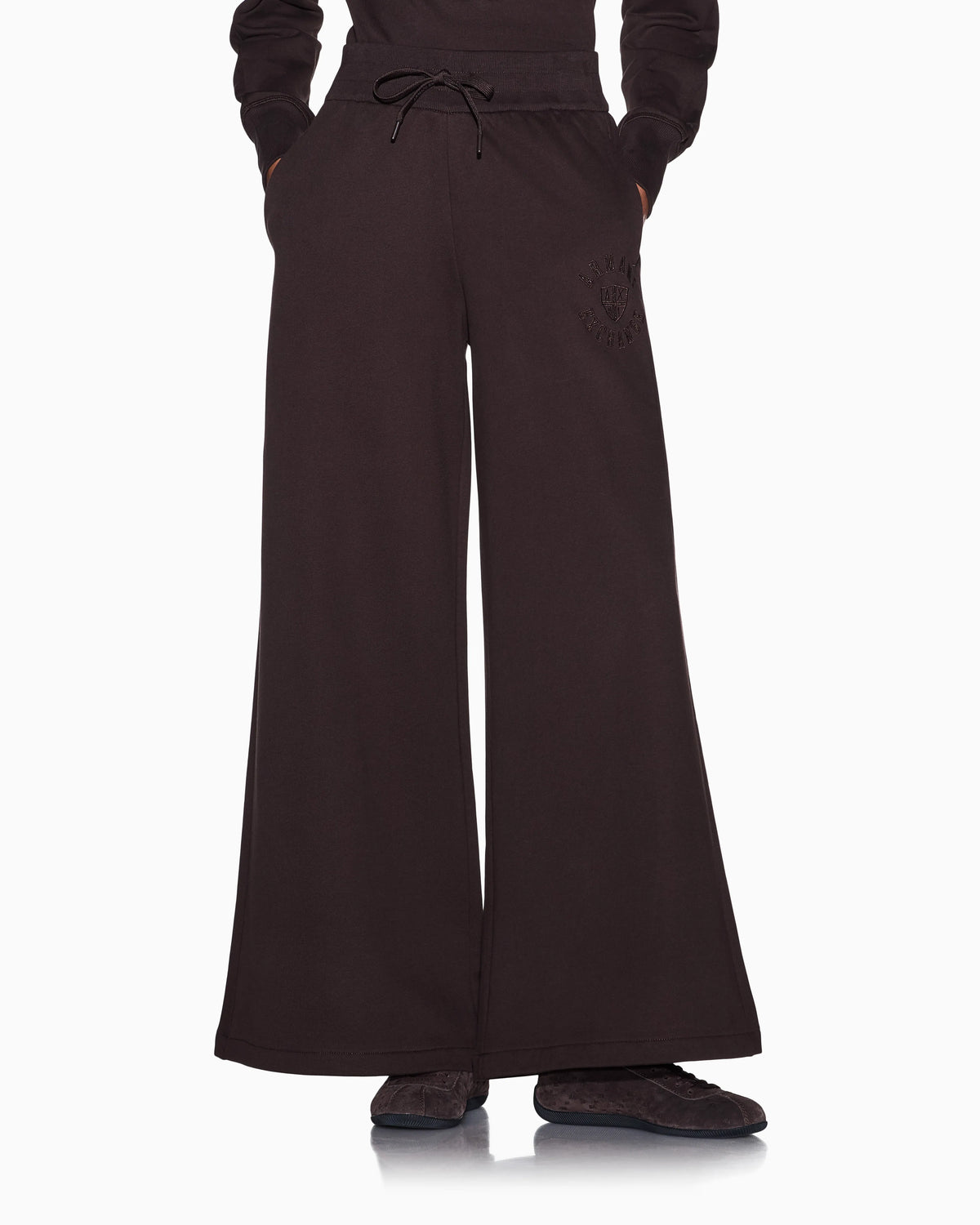 relaxed trouser in cotton French terry