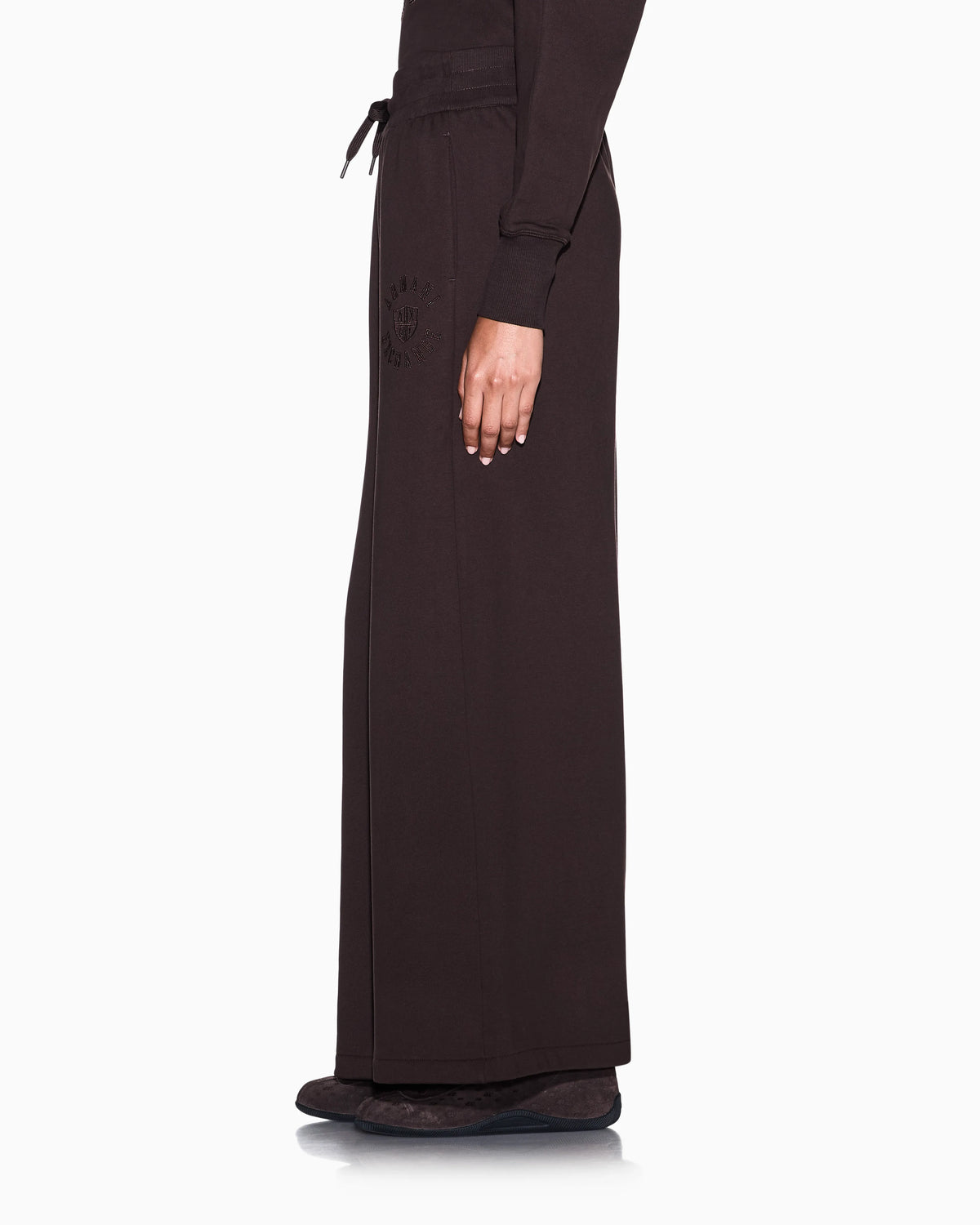 relaxed trouser in cotton French terry