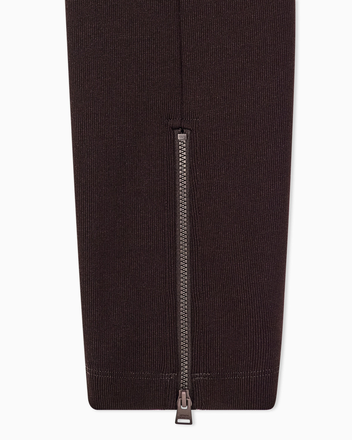 Slim-fit leggings in recycled heavy rib jersey
