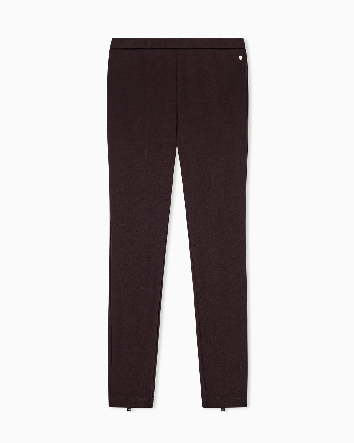 Slim-fit leggings in recycled heavy rib jersey