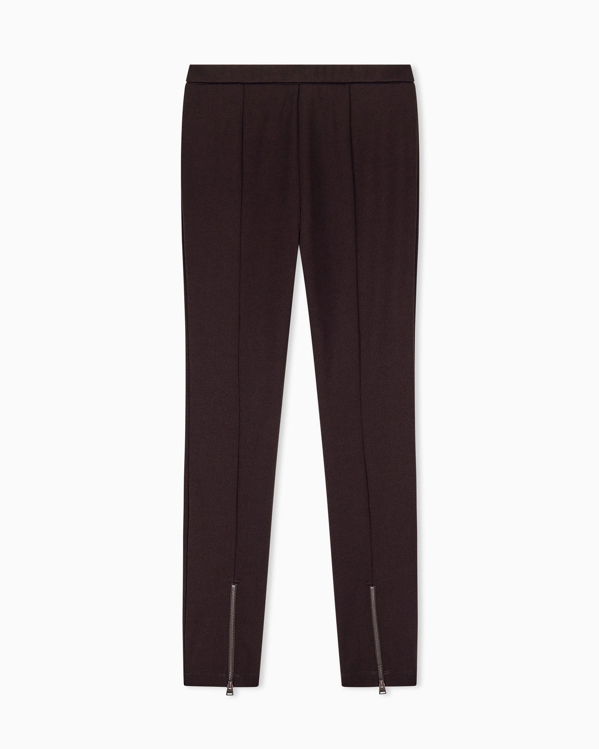 Slim-fit leggings in recycled heavy rib jersey