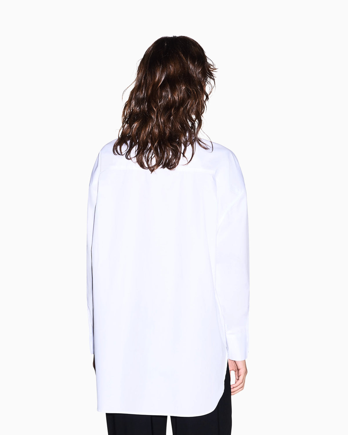 oversized fit shirt in organic cotton poplin