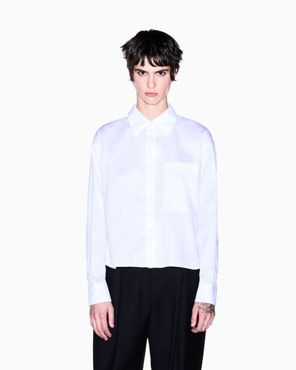 regular fit shirt in cotton jacquard