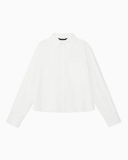 regular fit shirt in cotton jacquard