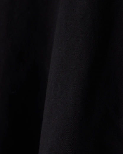 Cropped crew neck t-shirt in organic cotton jersey