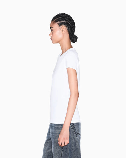 slim fit t-shirt in organic cotton stretch jersey