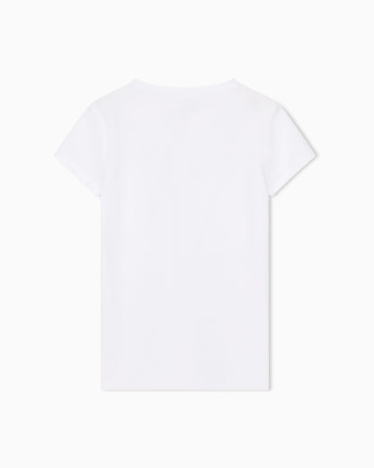 slim fit t-shirt in organic cotton stretch jersey
