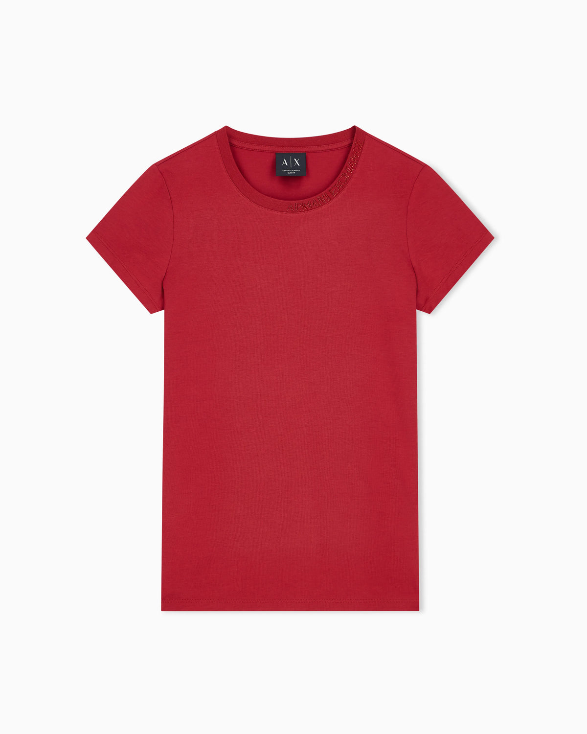 slim fit t-shirt in organic cotton stretch jersey