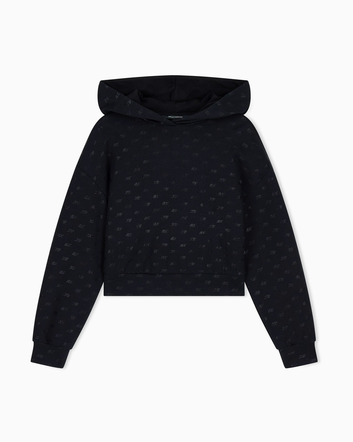 sweatshirt in organic cotton with allover print