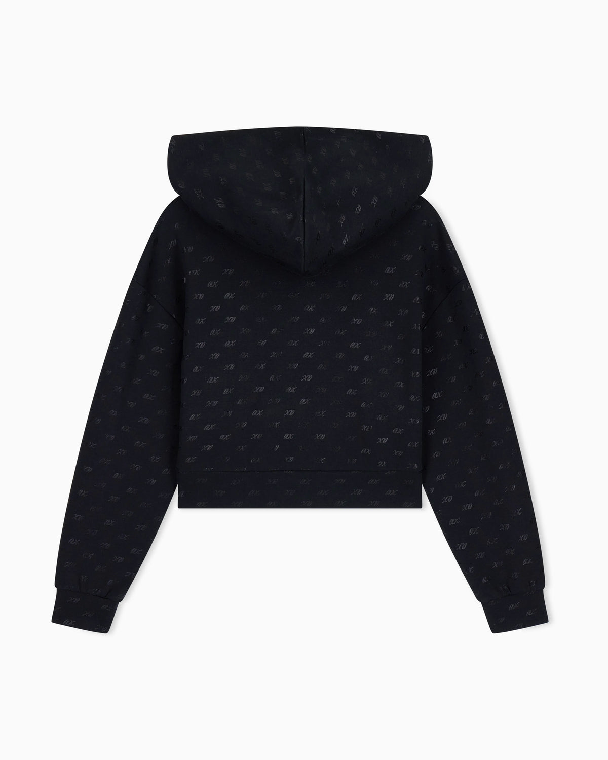 sweatshirt in organic cotton with allover print