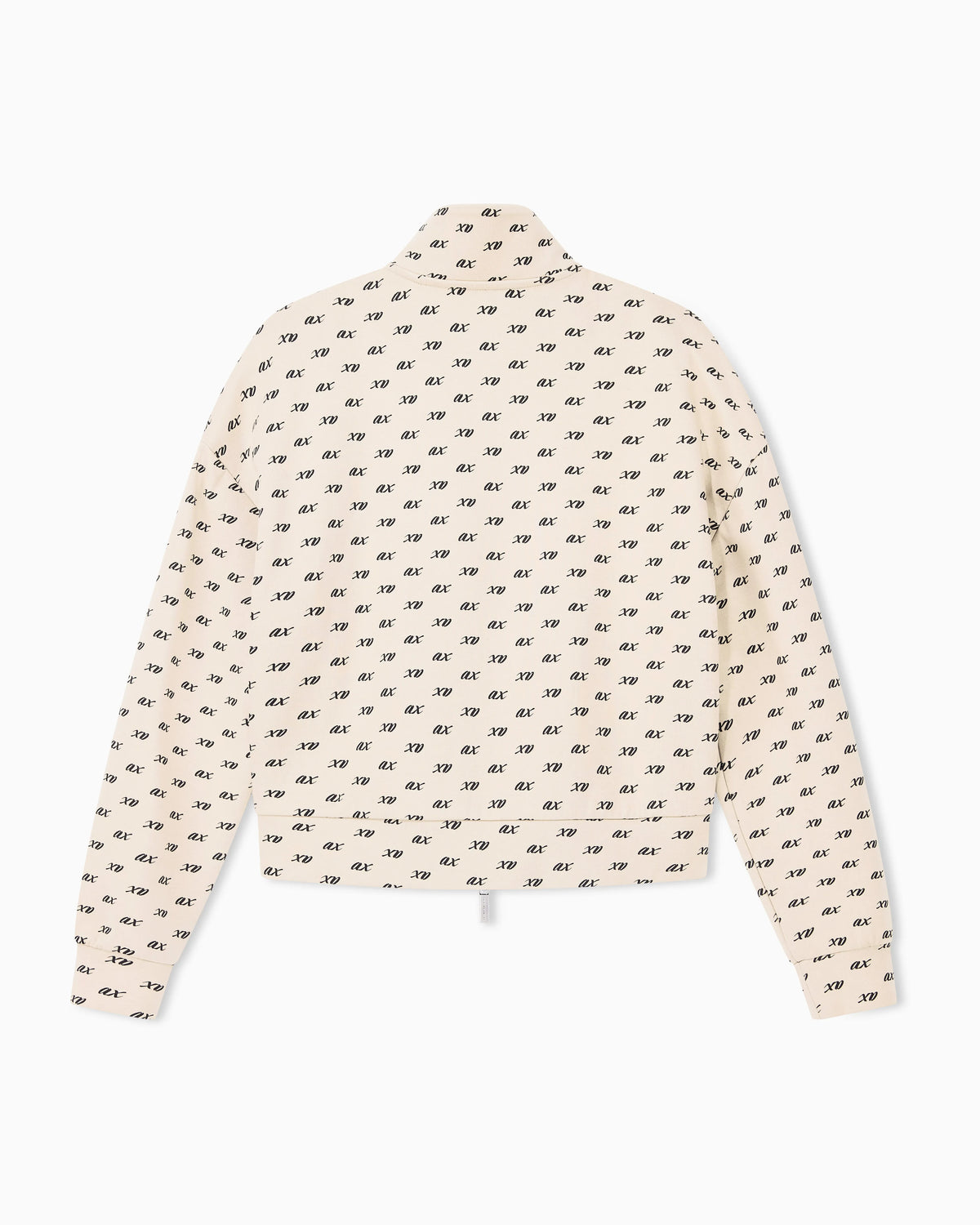 sweatshirt in organic cotton with allover print