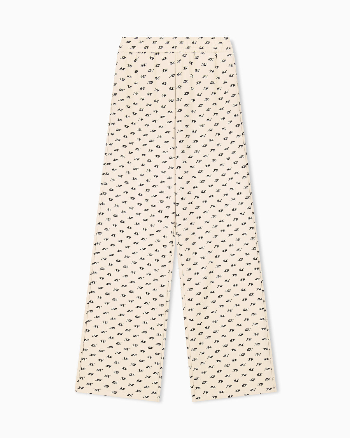 regular fit trousers in organic cotton with allover print