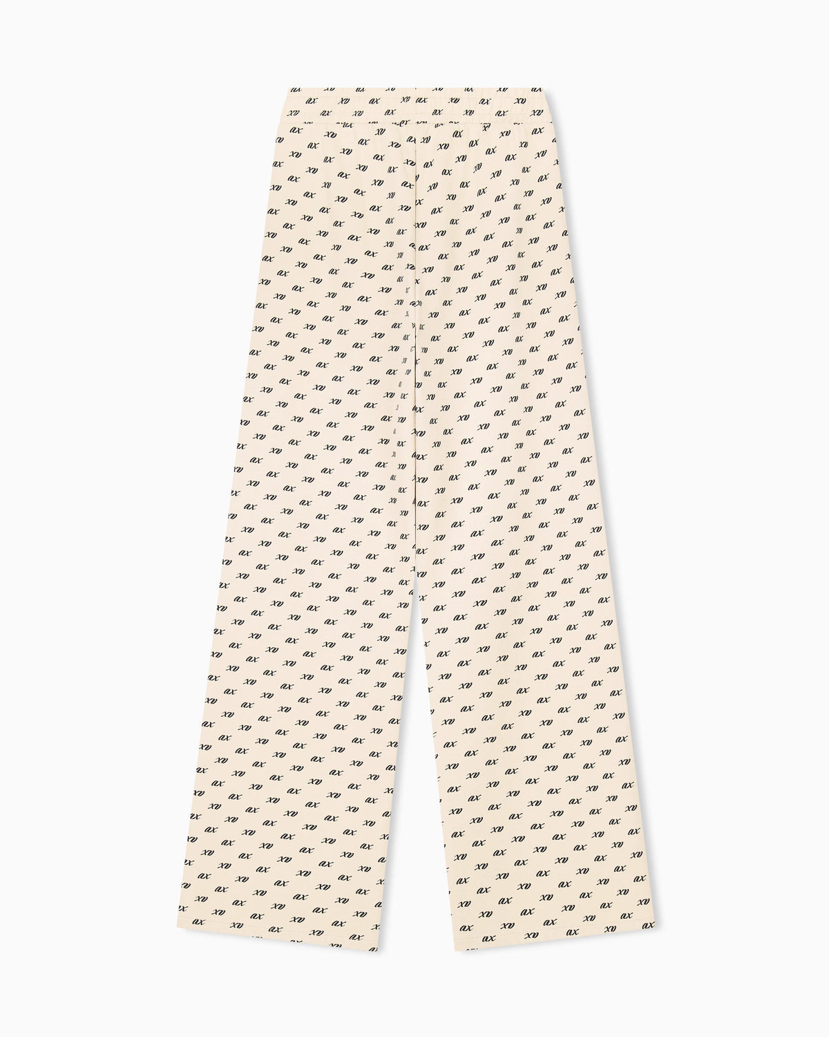 regular fit trousers in organic cotton with allover print