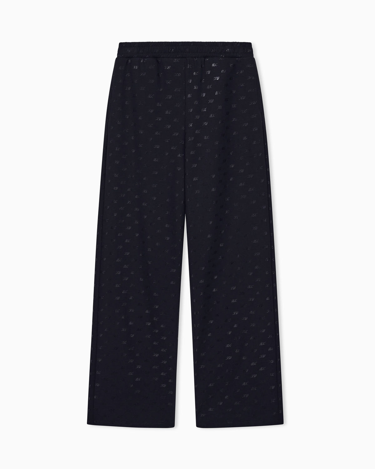 regular fit trousers in organic cotton with allover print