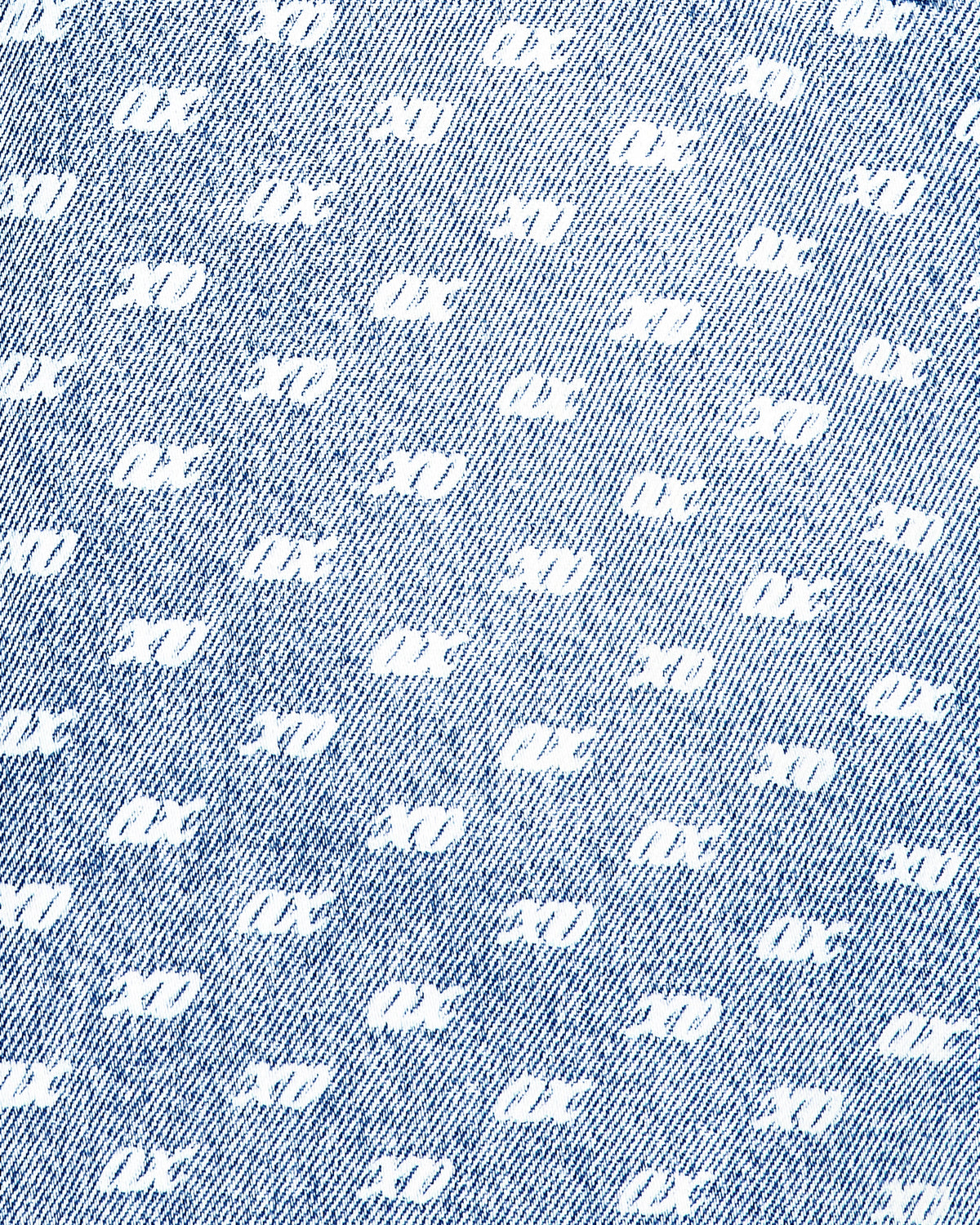 regular fit shirt in rigid denim with allover print