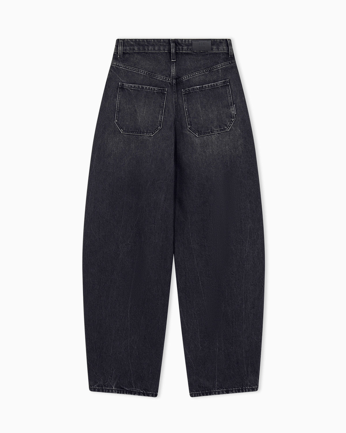 oversized fit 5 pockets denim pant in rigid cotton