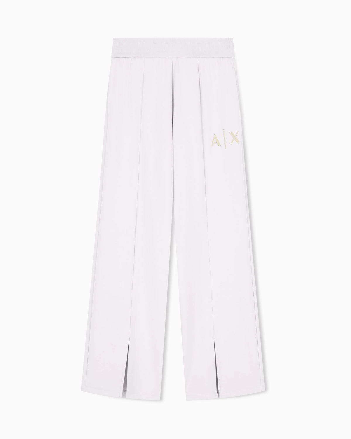 regular fit trousers in stretch viscose scuba
