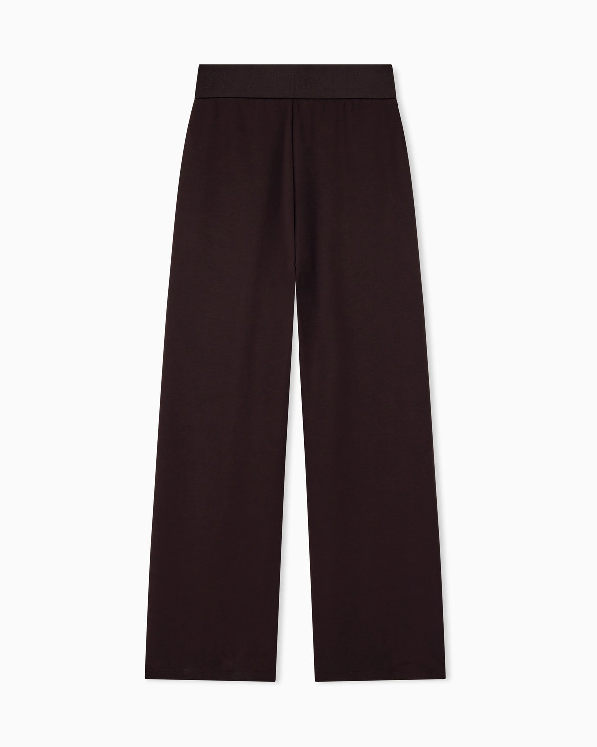 regular fit trousers in stretch viscose scuba