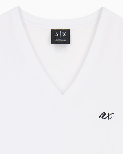 slim fit t-shirt in stretch cotton jersey