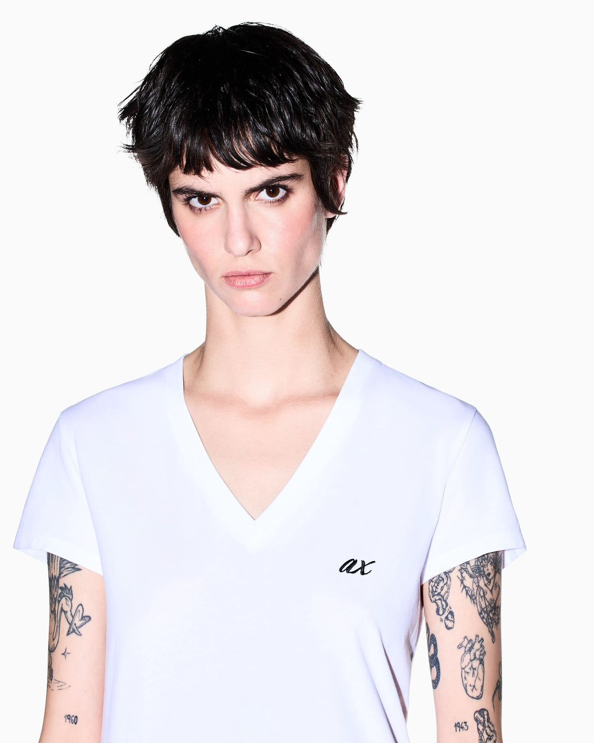 slim fit t-shirt in stretch cotton jersey