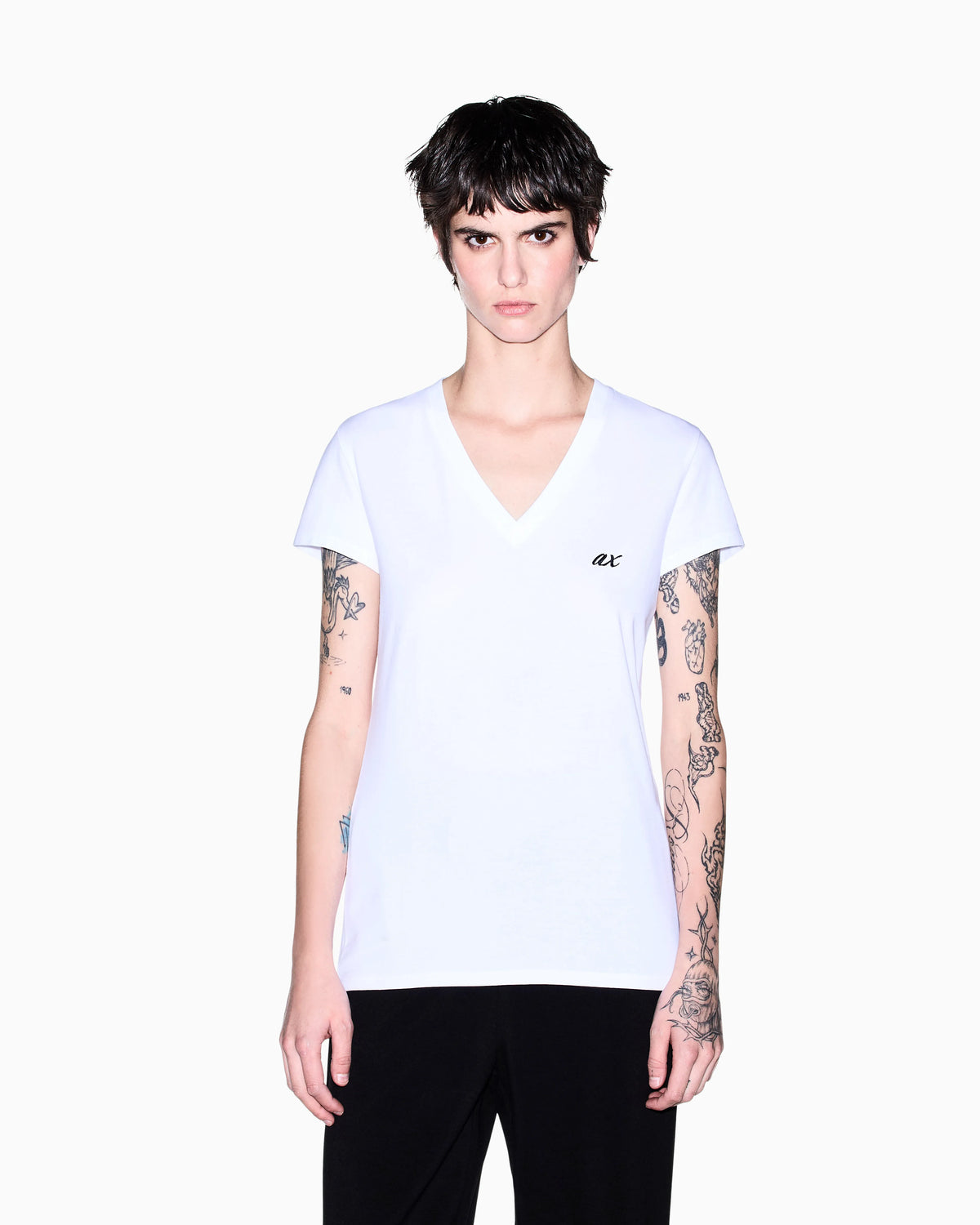 slim fit t-shirt in stretch cotton jersey