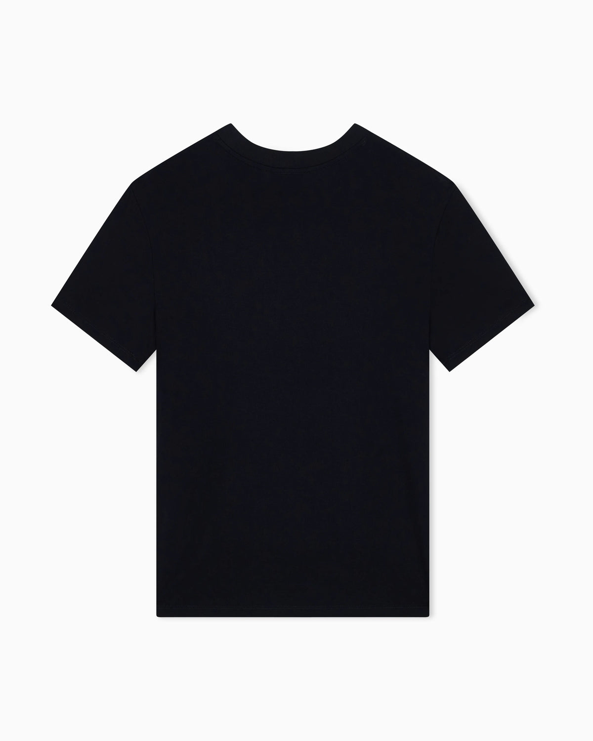 Crew neck T-shirt in viscose jersey with a metallic logo