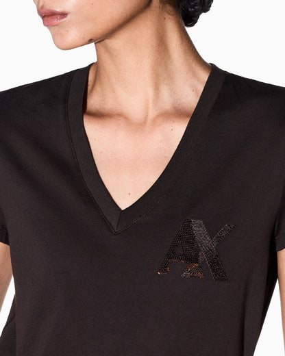 slim fit t-shirt in cotton jersey