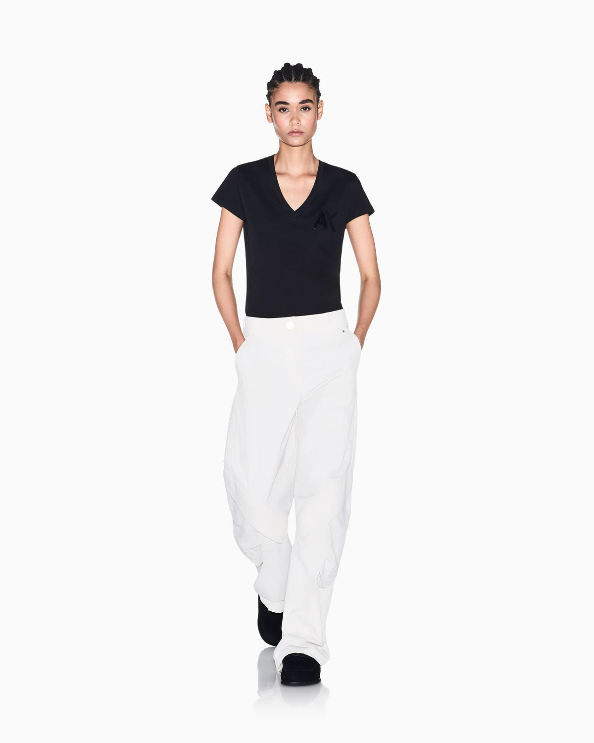 slim fit t-shirt in cotton jersey