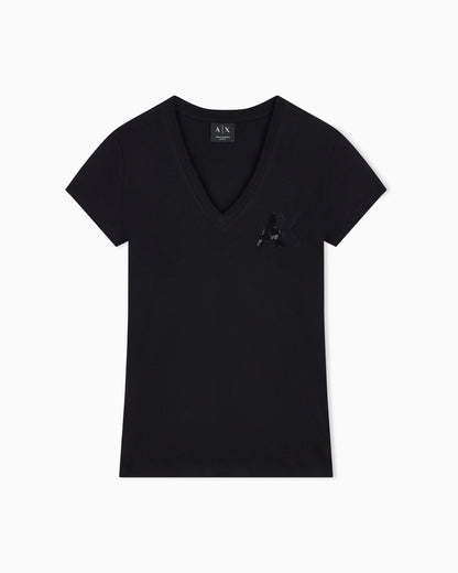 slim fit t-shirt in cotton jersey
