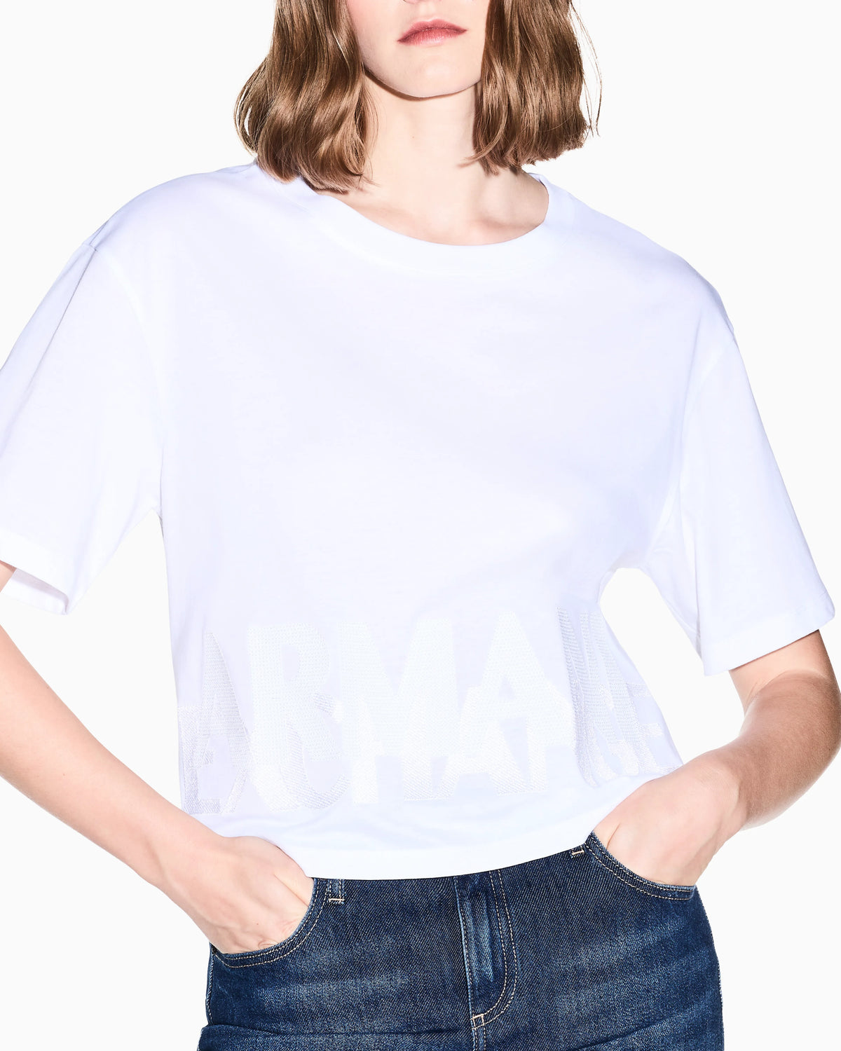 regular t-shirt in cotton jersey