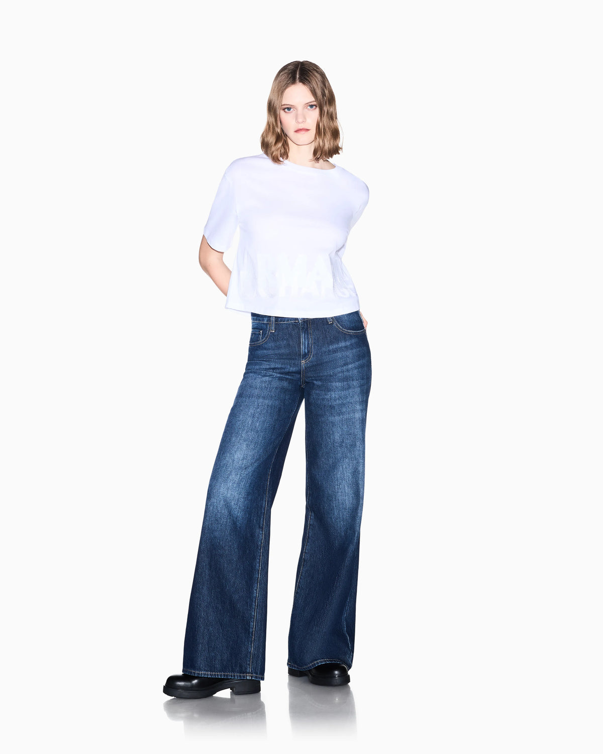 regular t-shirt in cotton jersey
