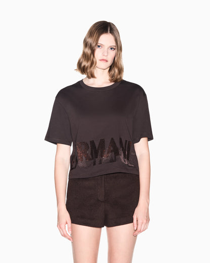 regular t-shirt in cotton jersey
