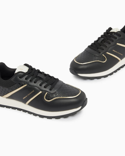 Technical fabric sneakers