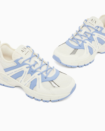 Sneakers with mesh inserts
