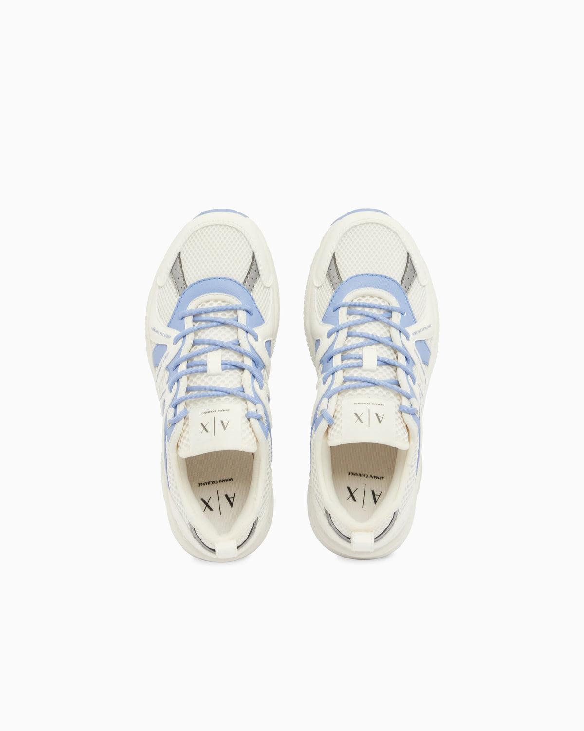 Sneakers with mesh inserts