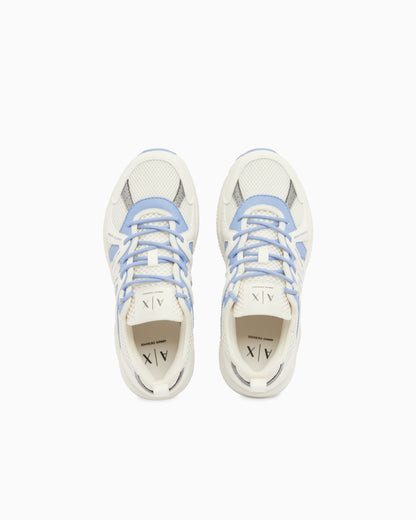 Sneakers with mesh inserts