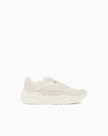 Technical fabric sneakers