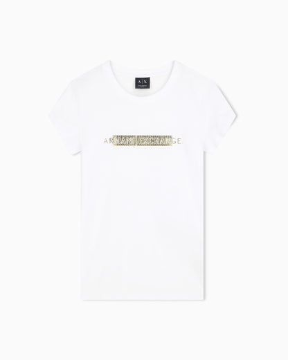 slim fit t-shirt in stretch cotton jersey