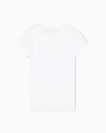 slim fit t-shirt in stretch cotton jersey