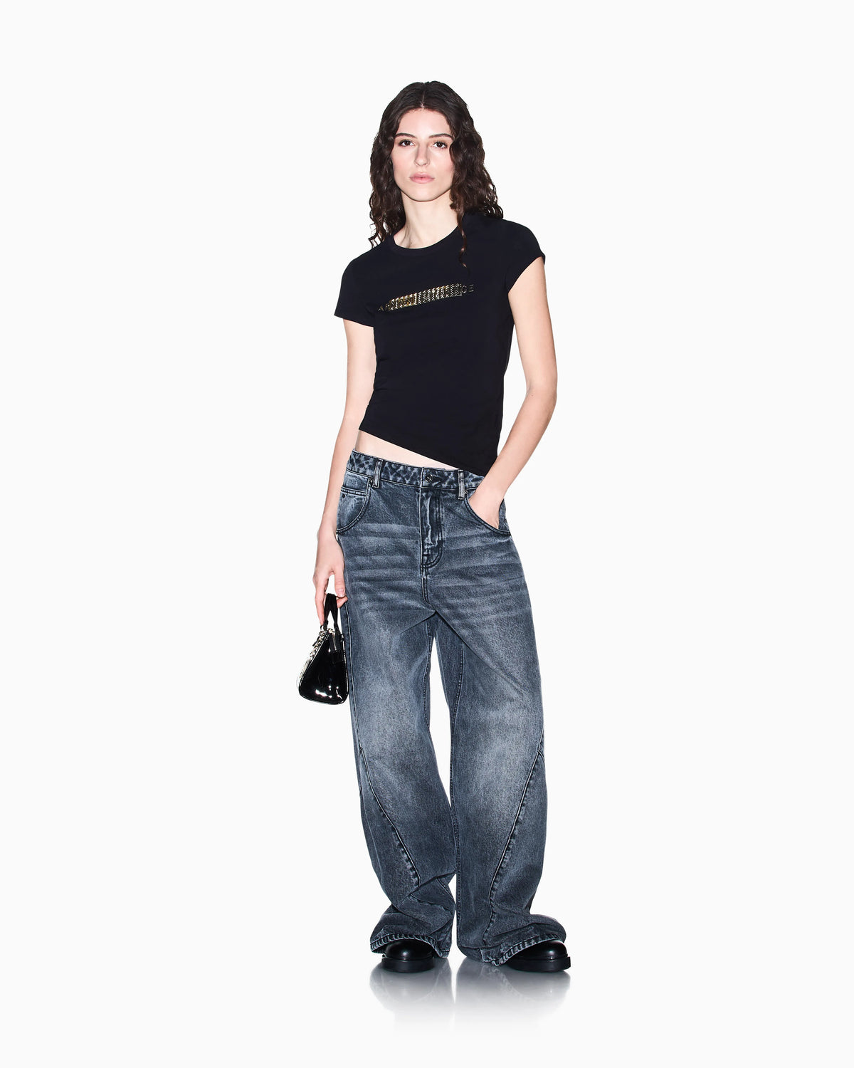 slim fit t-shirt in stretch cotton jersey
