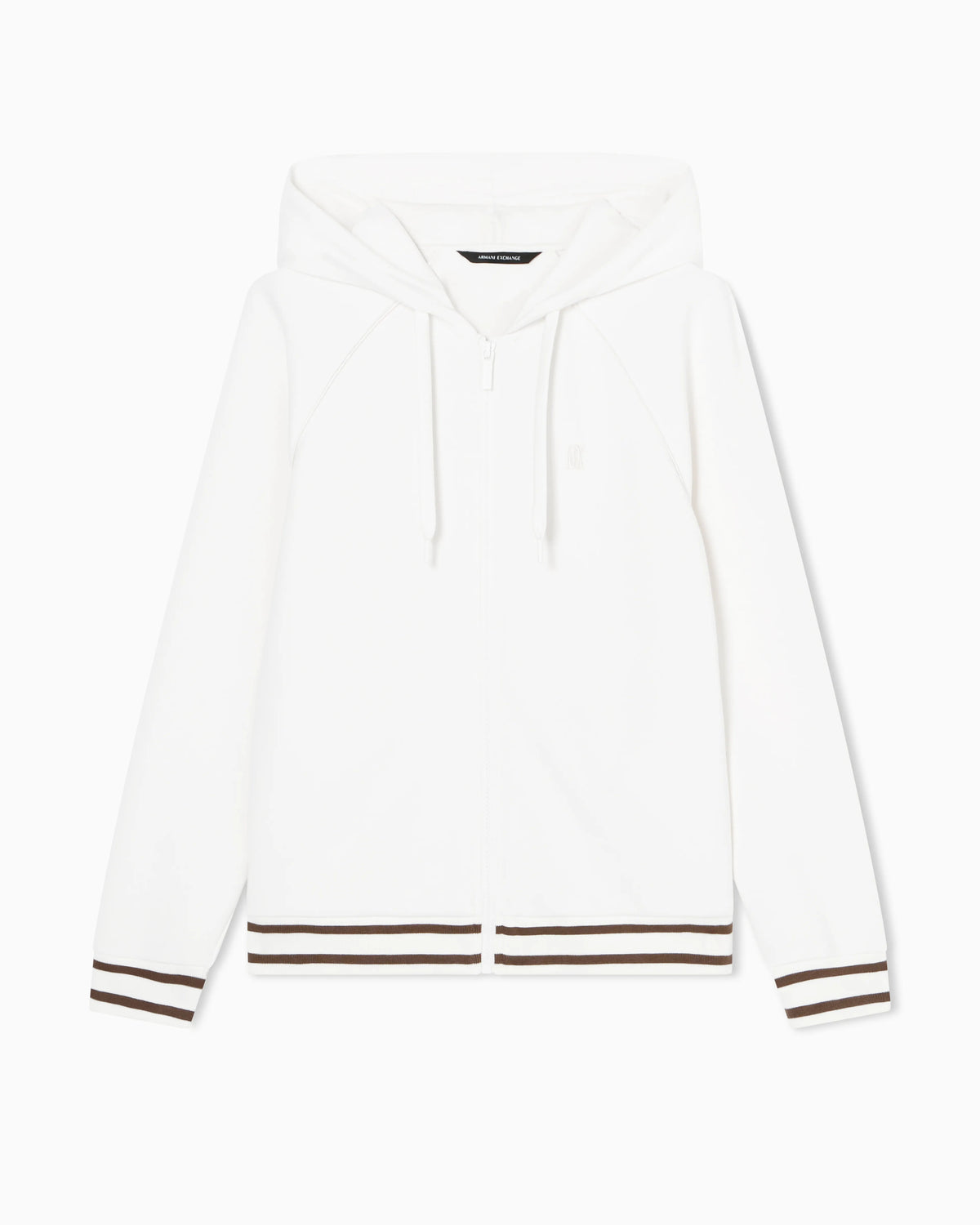 Zip-up sweatshirt in technical fabric