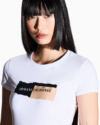 Slim Fit T-shirt in Stretch Cotton Jersey