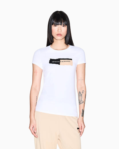 Slim Fit T-shirt in Stretch Cotton Jersey